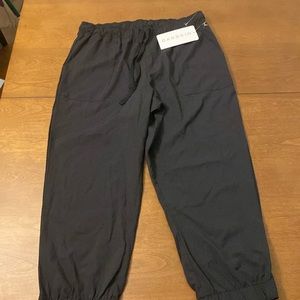 Women’s black dance skin silky, jogger pants